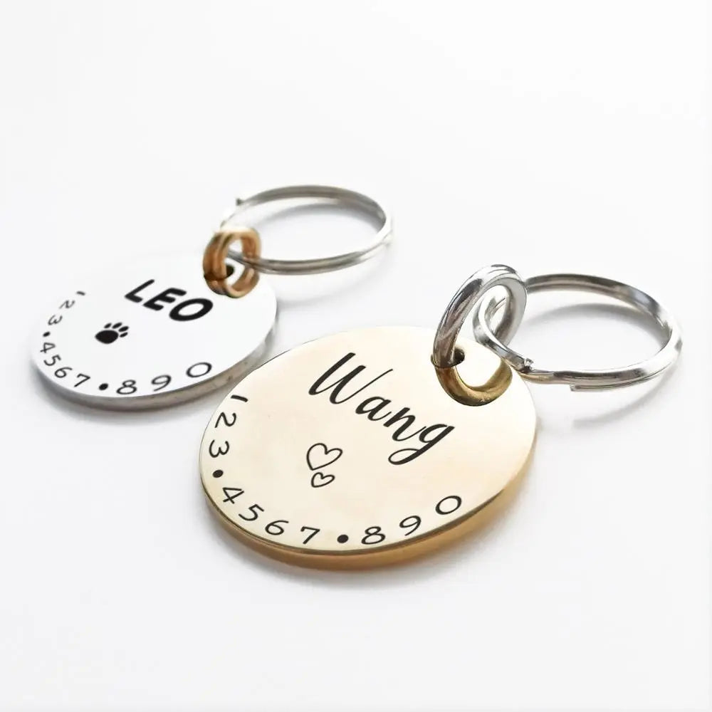 Rufus and Rusty Personalised ID Tag