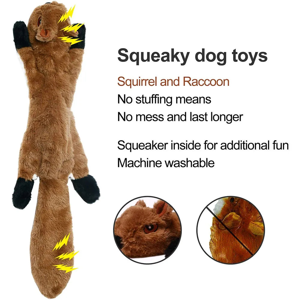 Rufus and Rusty Animal Squeaky Toy