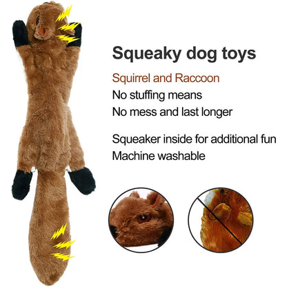 Rufus and Rusty Animal Squeaky Toy