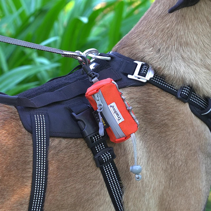 Rufus and Rusty Poop Bag Holder with Carabiner