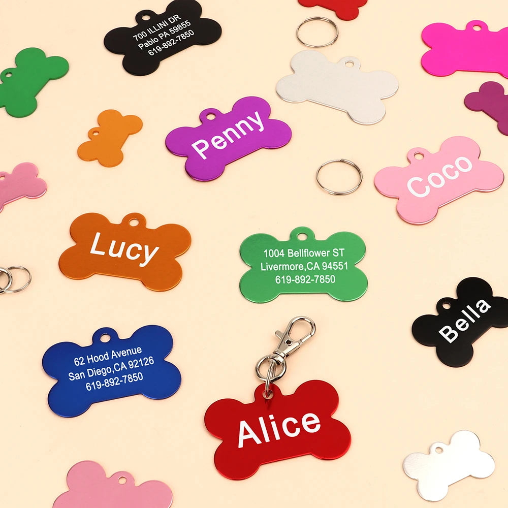 Rufus and Rusty Personalised Dog Tags